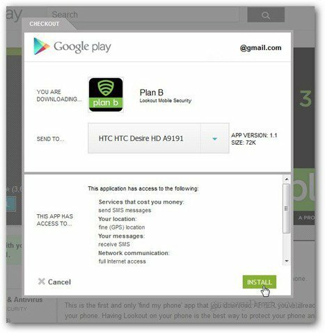 Plan b Google Play Store installieren
