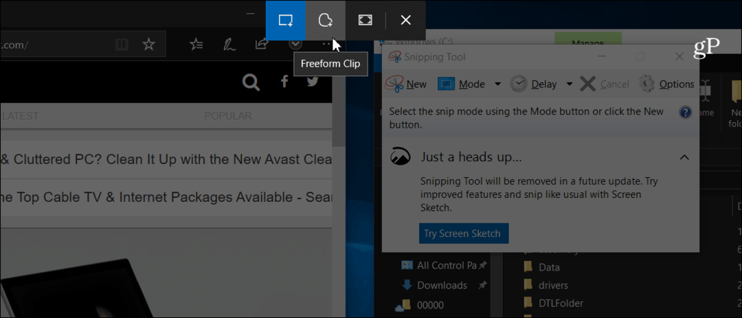 Screenshots mit dem neuen Snip & Sketch-Tool unter Windows 10 erstellen und mit Anmerkungen versehen