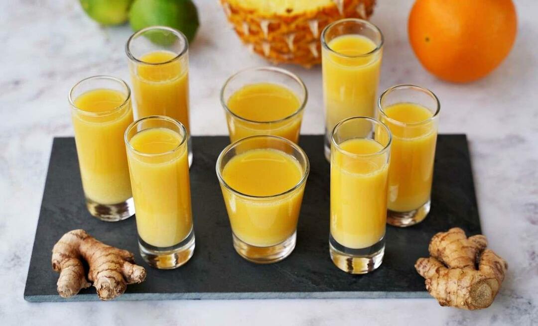 Gesunde Shot-Rezepte, die die Haut verschönern! Was ist Ginger Shot und wie wird er zubereitet?