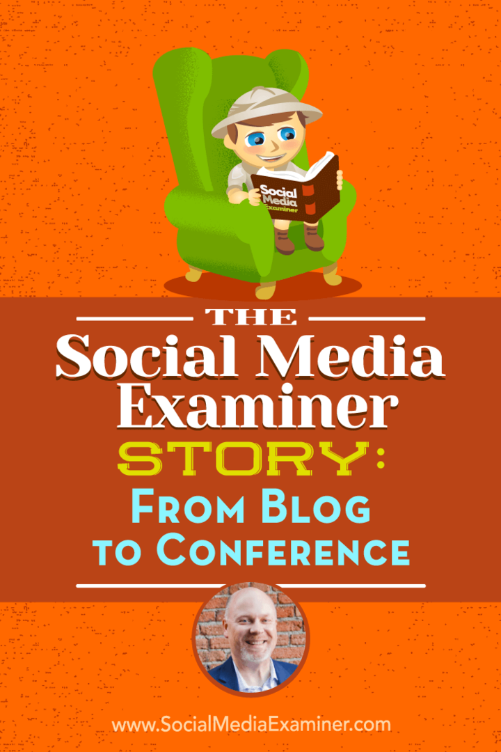Die Social Media Examiner Story: Vom Blog zur Konferenz mit Erkenntnissen von Mike Stelzner mit einem Interview von Ray Edwards im Social Media Marketing Podcast.