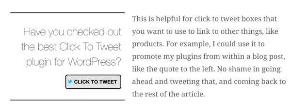 Mit dem WordPress-Plugin "Besser klicken, um zu twittern" können Sie Click-to-Tweet-Felder in Ihre Blog-Beiträge einfügen.