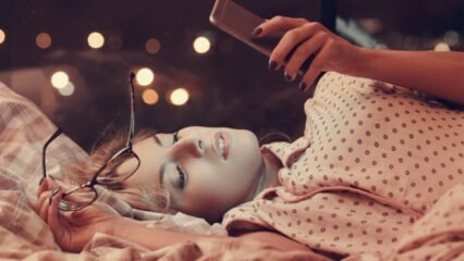 Was verursacht das Telefonieren vor dem Schlafengehen?
