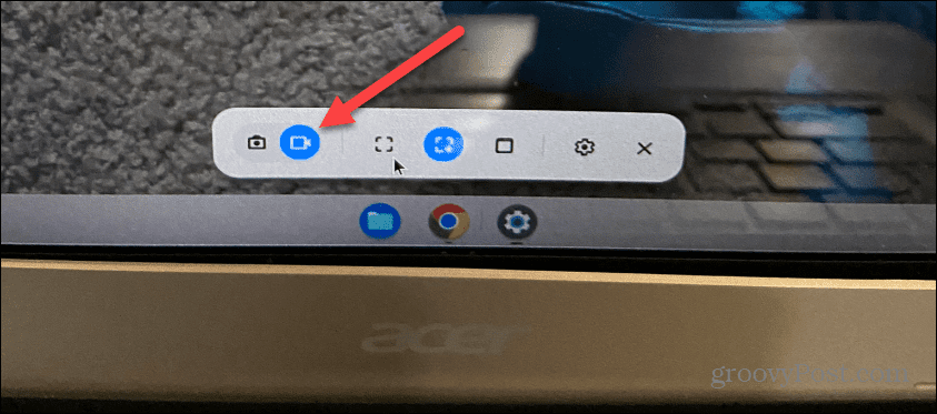 Bildschirmaufnahme auf Chromebook