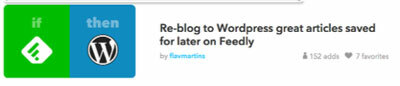 ifttt Feedly Rezept