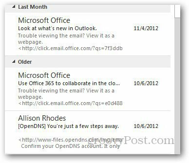 Nachrichtenvorschau Outlook 5