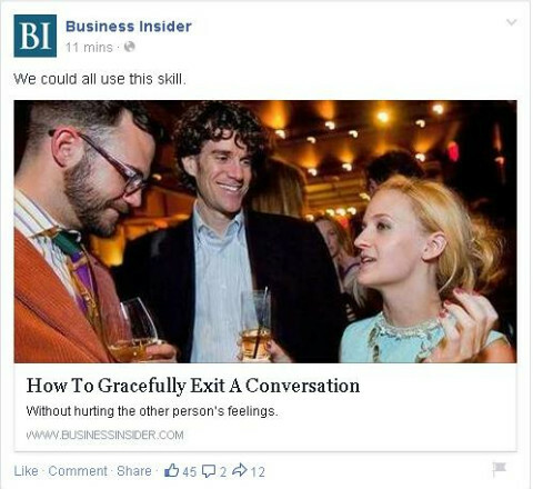 Business Insider Facebook Post