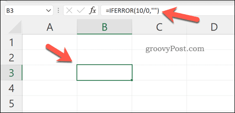 IFERROR-Formel in Excel
