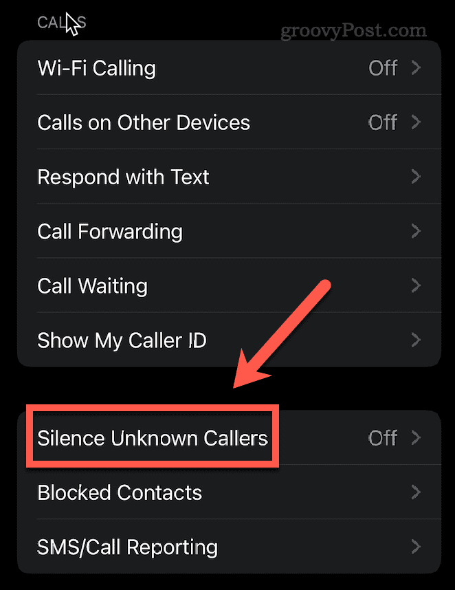 unbekannte anrufer iphone stummschalten