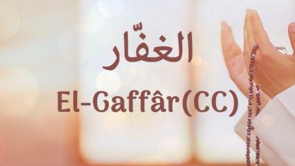 Was bedeutet al-Ghaffar? Welche Vorzüge hat der Name Al-Ghaffar? Esmaul Husna Al-Gaffar...