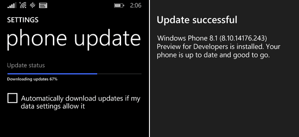 Microsoft Windows Phone Update