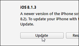 iOS 8.1.3 Update auf 8.2