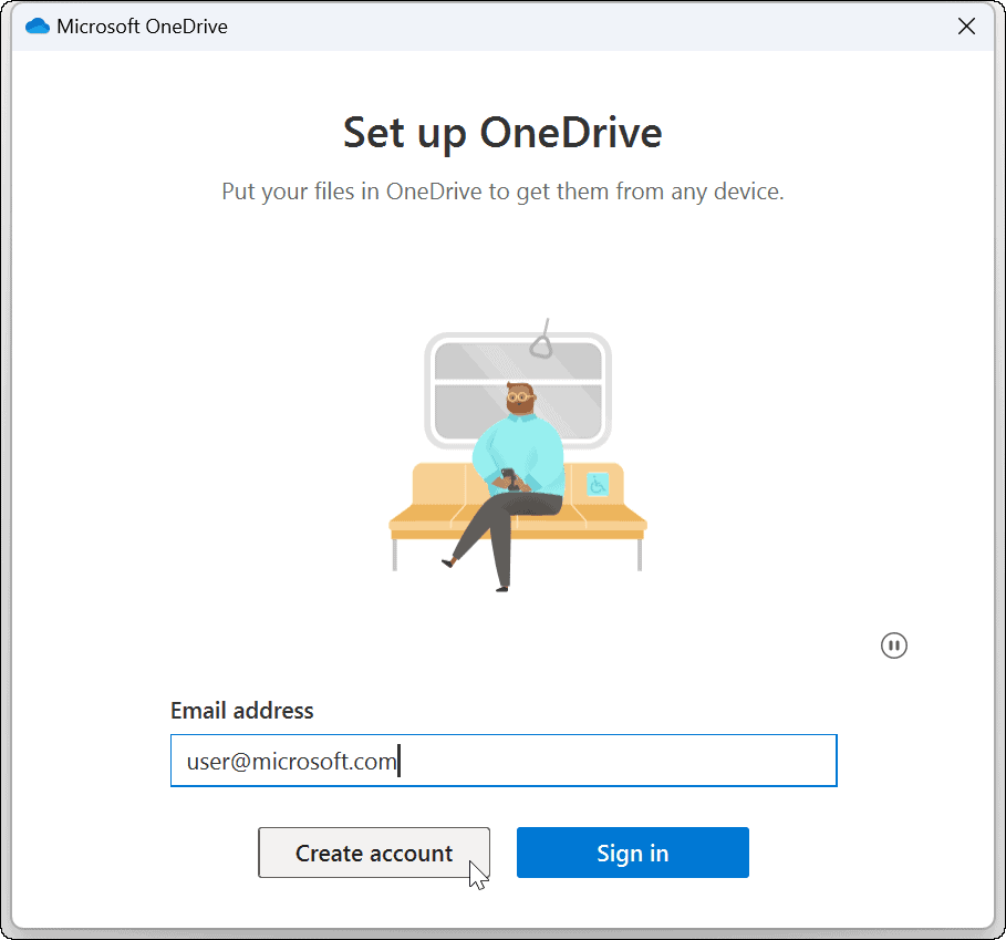 OneDrive-Konto erneut verknüpfen