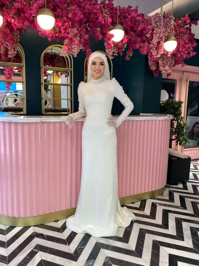 2021 Hijab Brautkleid Modelle