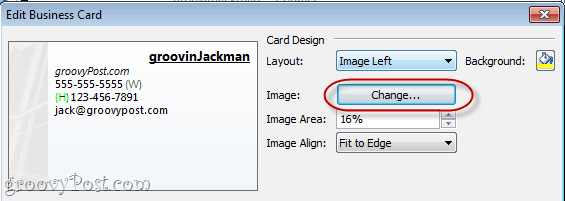Entwerfen Sie Visitenkarten in Outlook 2010