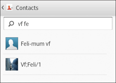 Kontakt-Widget zum Bildschirm hinzufügen Kontakt auswählen