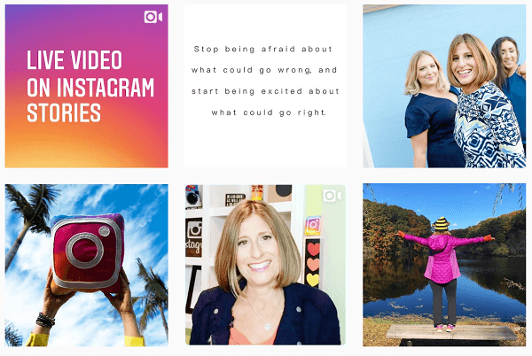 Halten Sie Ihre Inhalte konsistent und bringen Sie Menschen durch Ihre Instagram-Geschichten in Ihren Feed.