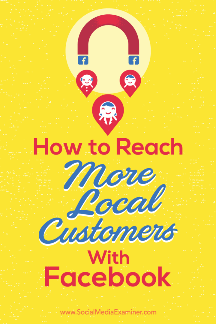 Tipps zur Verbesserung der lokalen Sichtbarkeit bei Kunden auf Facebook.