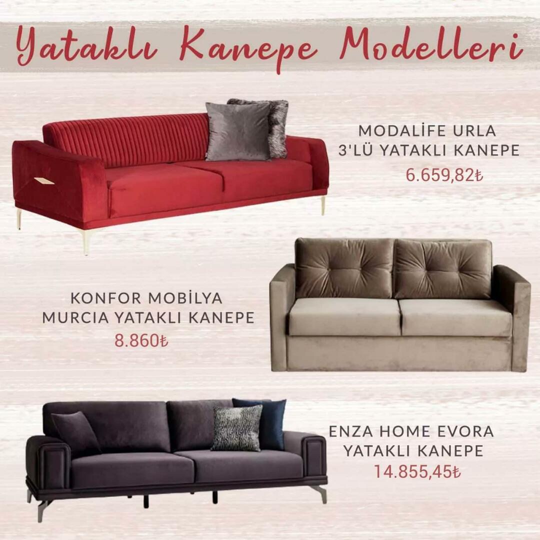 Sofa-Modelle 