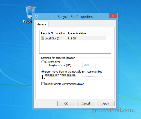 Windows-Tipp: Löschen Sie Dateien sofort aus dem Papierkorb