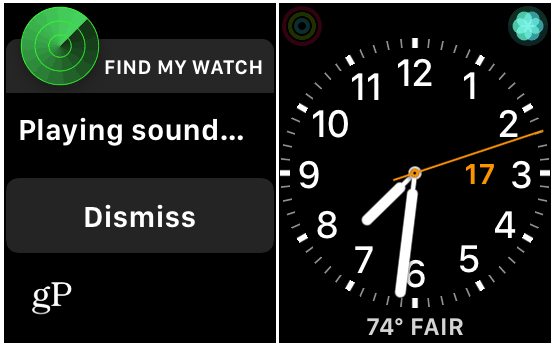 Suchen Sie nach Apple Watch Sound Alert