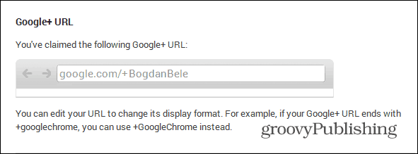 Google benutzerdefinierte URL über Links bearbeiten