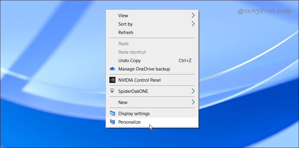 Windows 10 personalisieren