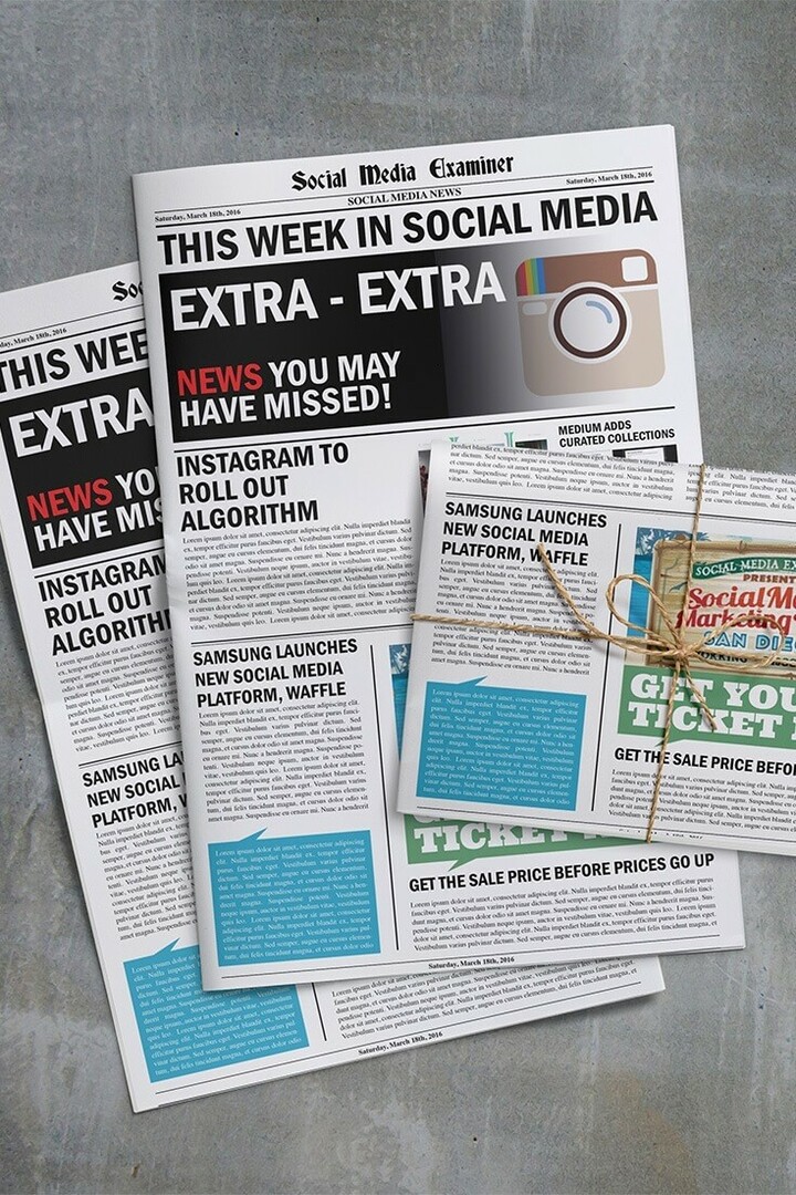 Instagram führt Algorithmus ein: Diese Woche in Social Media: Social Media Examiner