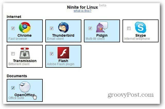 Ninite für Linux Site