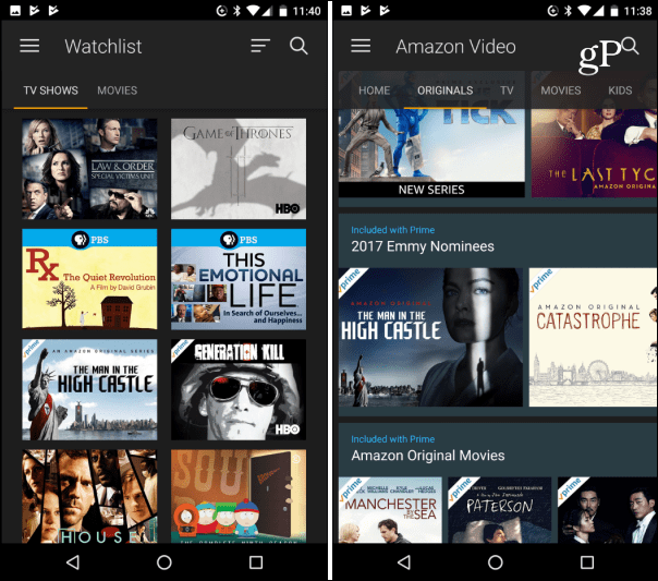Die Amazon Prime Video App ist jetzt im US-amerikanischen Google Play Store erhältlich