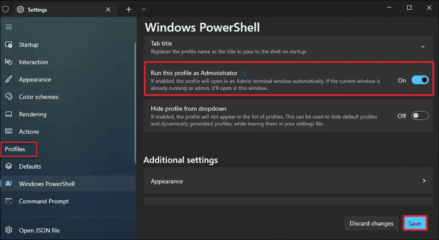 Öffnen Sie die Powershell als Administrator unter Windows 11
