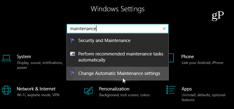 Sucheinstellungen App Windows 10