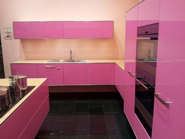 rosa Küche Dekorationsideen