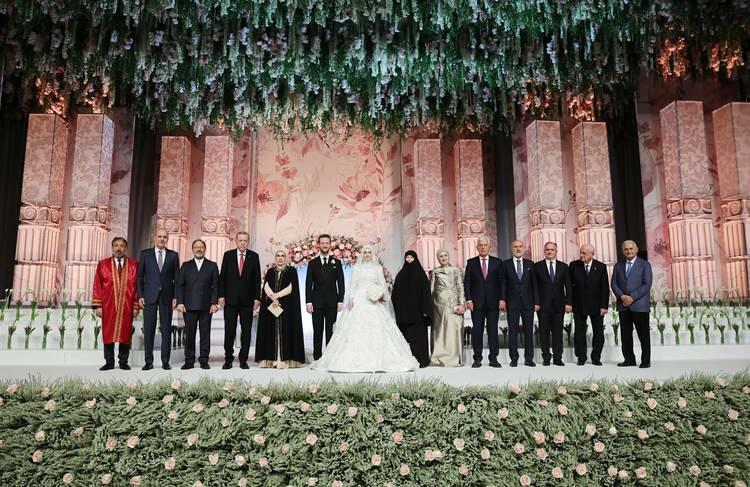 Hochzeitszeremonie von Präsident Erdoğans Neffen Osama Erdoğan