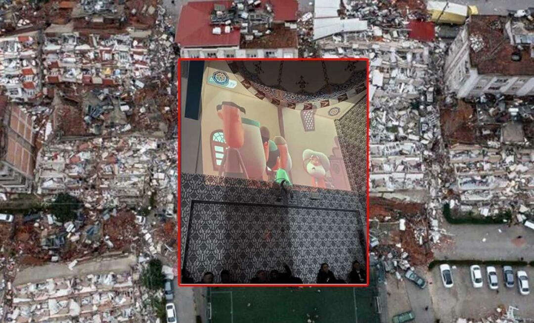 Moschee Imam für Erdbebenopfer gemacht! Mit seiner Geste brachte er die Leute zum Schmunzeln.