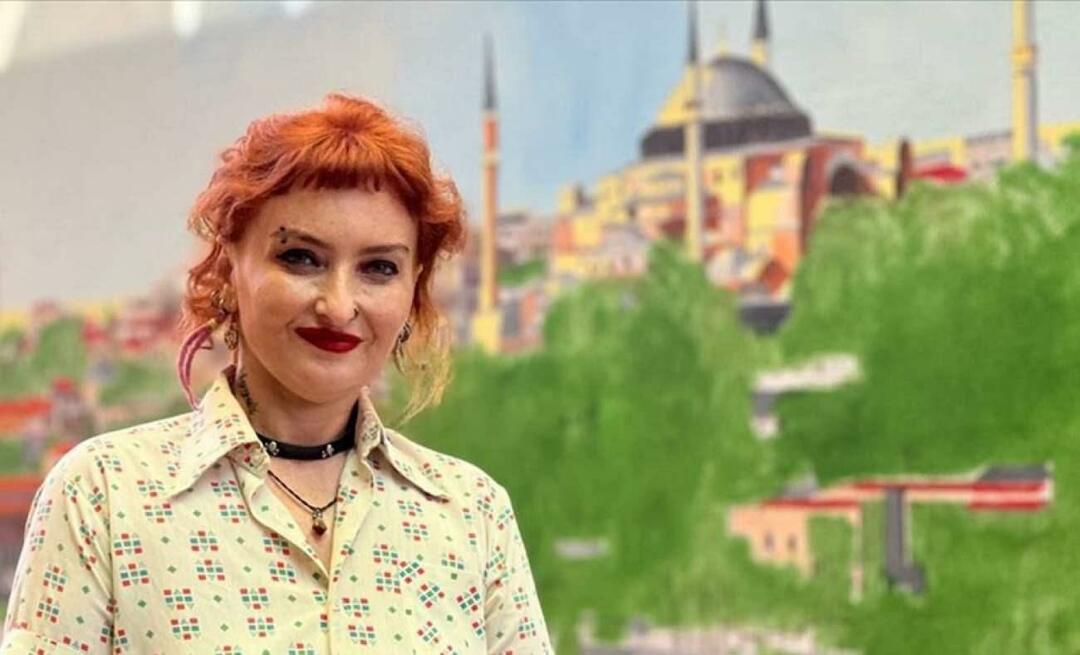Riesiges Istanbul-Gemälde in 100 Tagen! Bewundernswerter Schachzug von Alev Özas