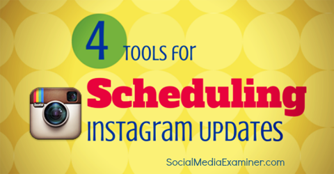Vier Tools, mit denen Sie Instagram-Posts planen können.
