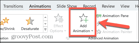 PowerPoint-Animation hinzufügen