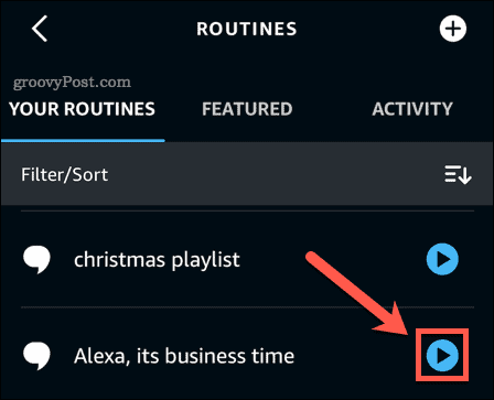 Alexa Play-Routine