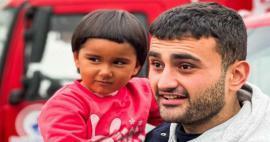 Unerwiderte Liebe für Erdbebenüberlebende von CZN Burak! Fröhliche Rahmen brachten Gesichter zum Lächeln