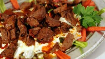Wie macht man den einfachsten Ali-Nazik-Kebab? Gaziantep