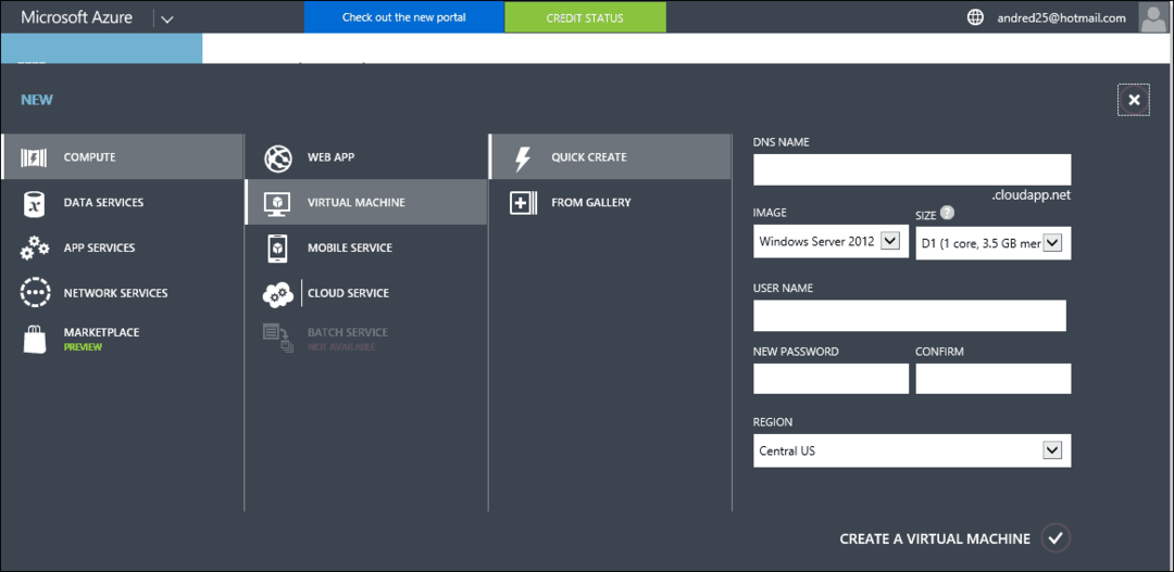 Erste Schritte mit Microsoft Azure - Erstellen Sie Ihre erste virtuelle Maschine