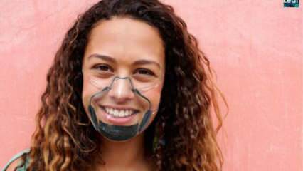 Transparente Maske für diejenigen, die sich darüber aufregen, dass ihr Make-up nicht sichtbar ist! Maskenmodelle und Preise