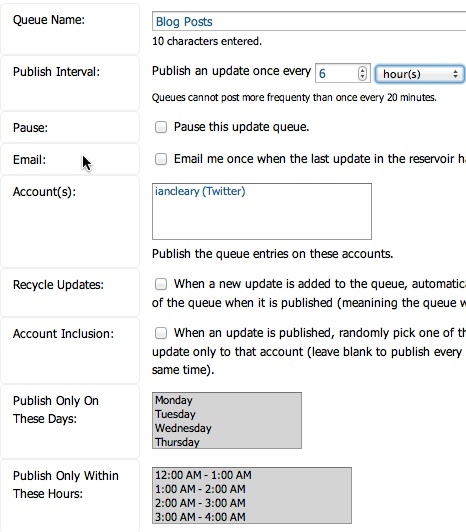 Socialoomph Post Scheduler