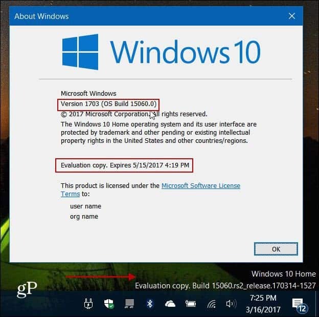 Windows 10 Creators Update Insider Build 15060 für PC ab sofort verfügbar