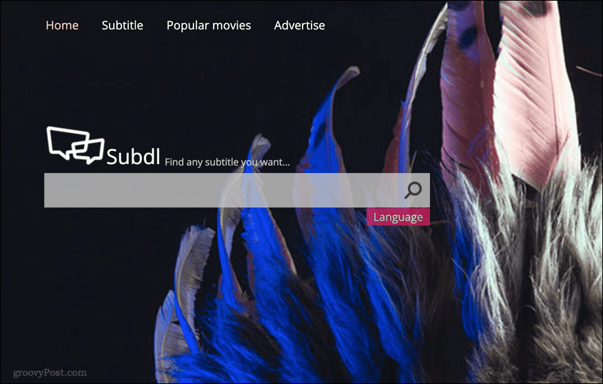 subdl-Homepage