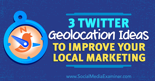 lokale Twitter-Suche mit Geolocation