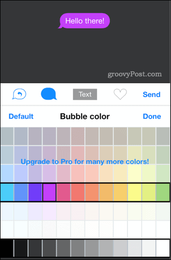 Bild wählen Sie eine benutzerdefinierte Farbe