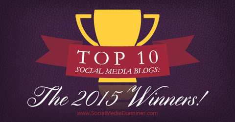 Top Social Media Blogs der Gewinner 2015