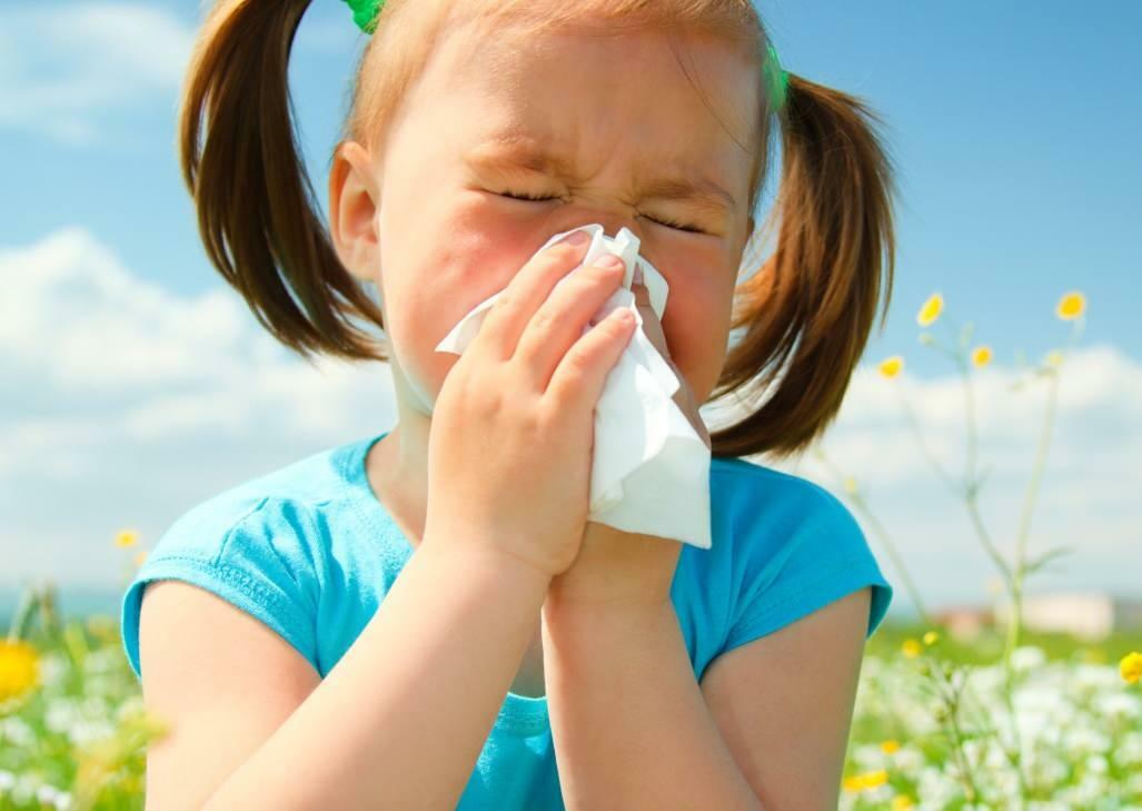 Symptome saisonaler Allergien bei Kindern