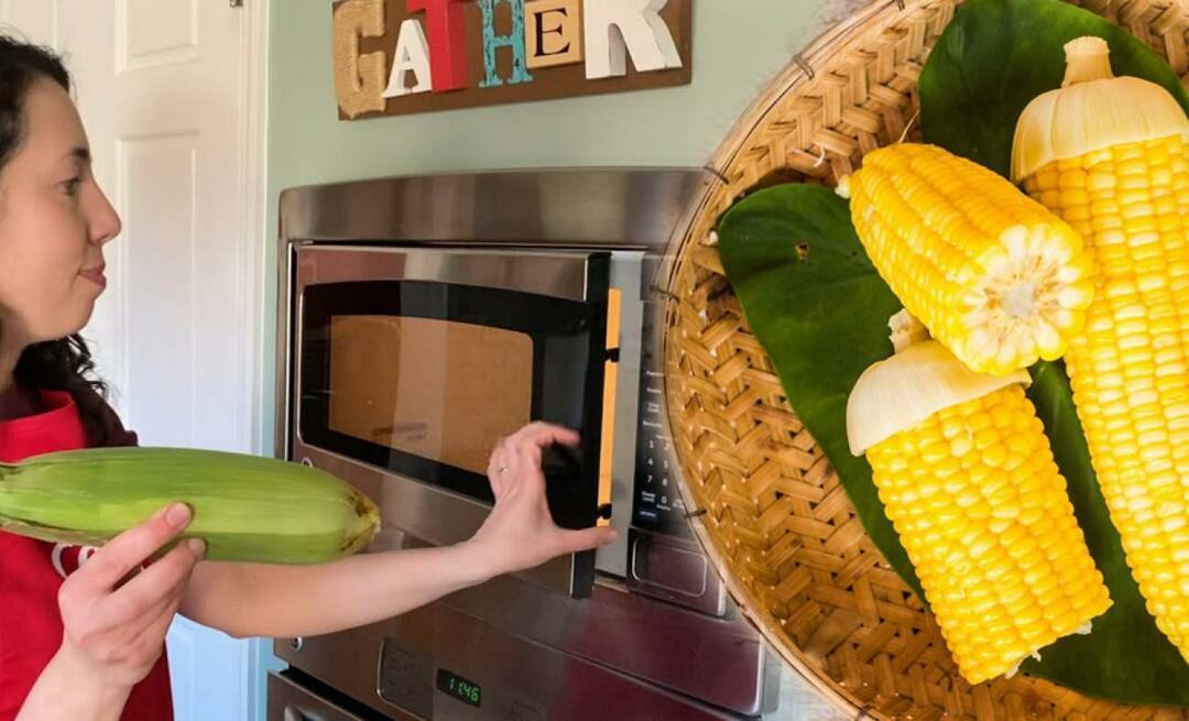 Mais in der Mikrowelle kochen! Wie lange dauert es, Mais in der Mikrowelle zu kochen? Der praktischste gekochte Mais